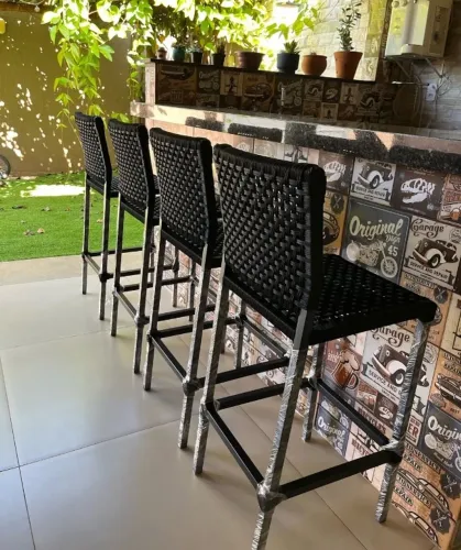 Banqueta Classick preta (unidade)