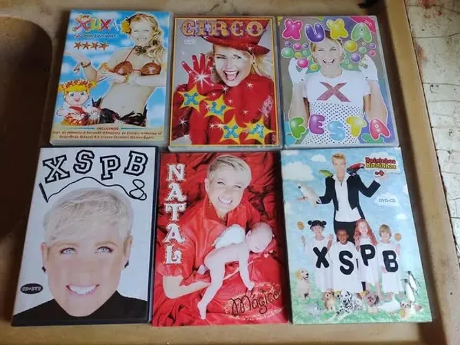 Xuxa Só Para Baixinhos Dvds e Cds Valor Promocional Lote com 6 Conjuntos (Leia o Anuncio)