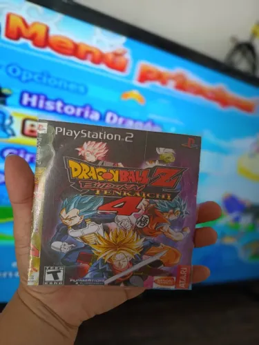 Jogos ps2 cds Dragon Ball Z Budokai Tenkaichi 4 - PS2