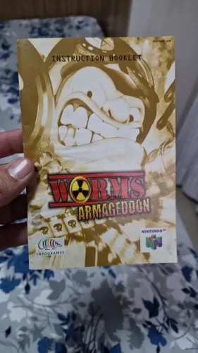 Manual Worms Armageddon Nintendo 64 original