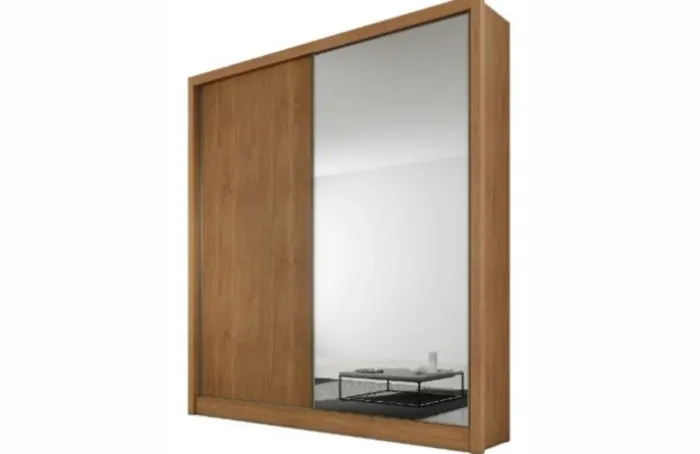 ROUPEIRO SOLTEIRO PLUS C/ESP CUMARU/FENDI 100%MDF r654