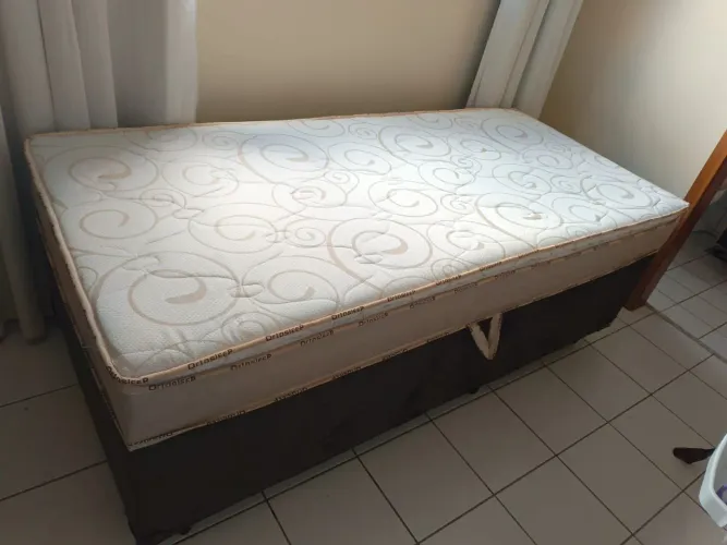 Cama baú solteiro