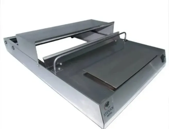 Seladora Plástico Embala Filme Elétrica Inox Bandeja Isopor Stevan Metal