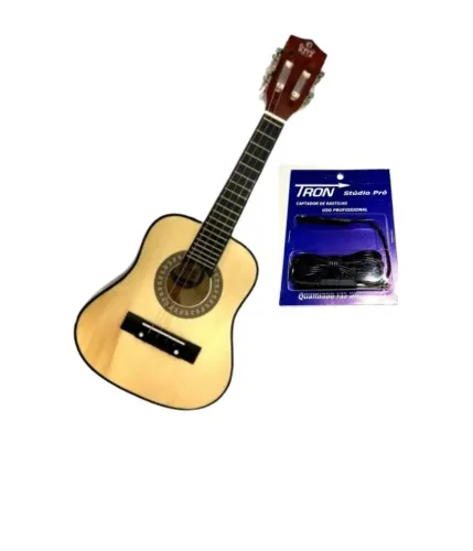 Kit cavaco Acústico Giannini Start Cs14n + Captador Tron cavaco Sp500f