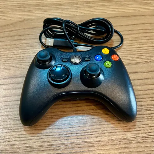 Controle Xbox 360 com Fio p/ PC e X360