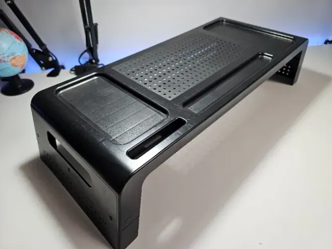 Base e Suporte para Monitor e Notebook Prime Black - Novíssimo