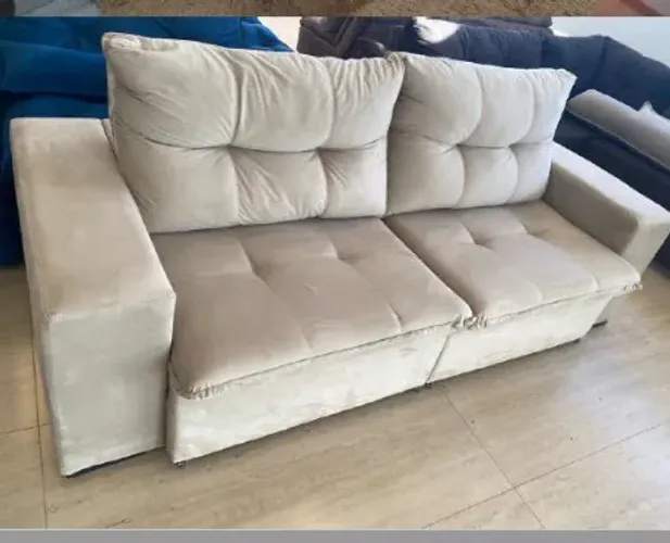 Sofá Retrátil e Reclinável 2 mts pronta entrega