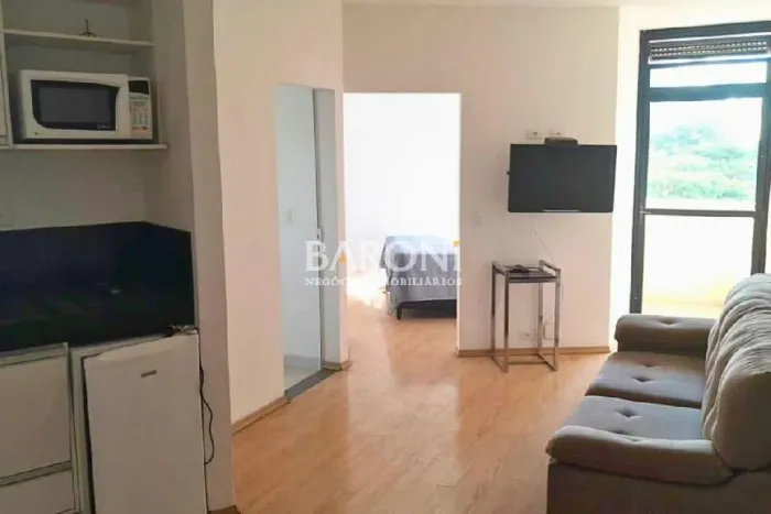 Apartamento para comprar ou alugar em Moema, living com terraço, 1 suíte, 1 vaga de garage