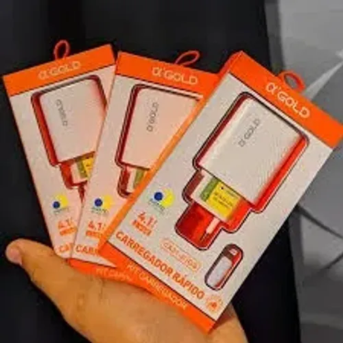Carregador Turbo Power IoS AGold 4.1A 2 UsB wpp:43. *