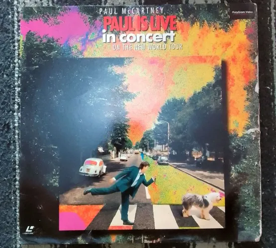 Disco Paul McCartney in concert (ON THE NEW WORLD TOUR) Lp original de época.