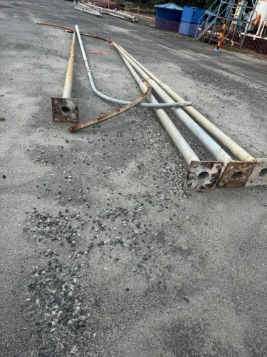 Poste iluminação galvanizado de 6 a 8 metros 