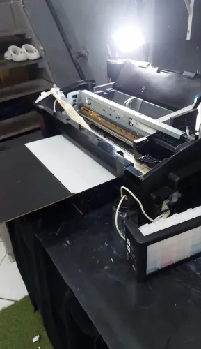 Epson l1800 adaptada DTF + aplicador manual