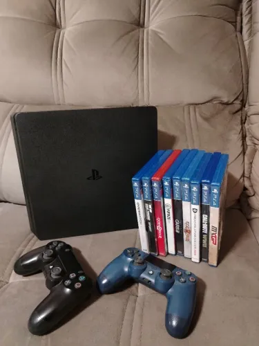 PS4 Slim com 1TB 16 Jogos
