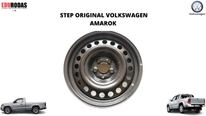 Roda Ferro Step Ou Unidade Amarok Volkswagen Original