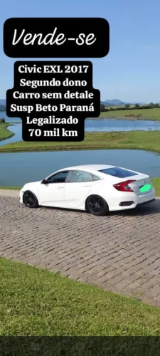 Honda Civic Sedan EXL 2.0 Flex 16V Aut.4p 2017