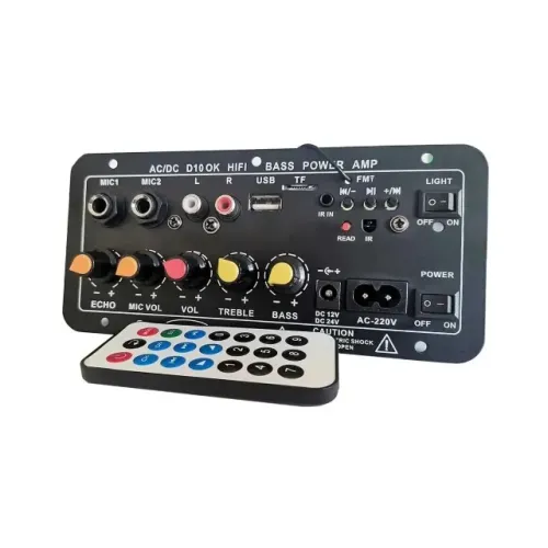 Placa Amplificada para Projeto de Caixa de Som Bluetooth 12V/110V/220V Bivolt + Controle