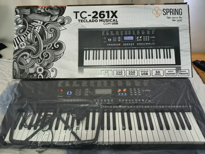 Teclado Musical Spring TC 261X
