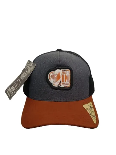 Boné Aba Curva Estilo Country com Tela