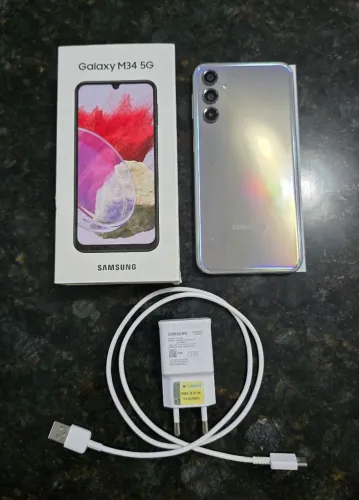 Samsung Galaxy M34 5G 6GB/128GB - Perfeito Estado (Na Caixa c/ Carregador)