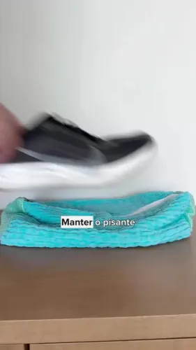 Saco de Lavagem para Tênis e Sapatos Máquina de Lavar com Zíper Protetor Novo