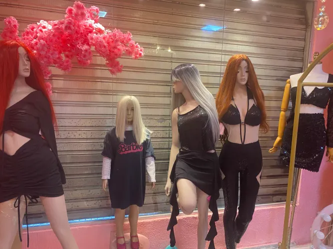 Manequins realistas de fibra