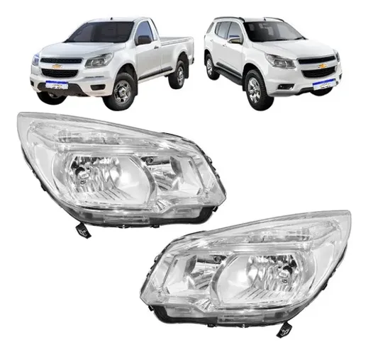 Par Farol Chevrolet S10 Trailblazer Lt Ls 2012 2013 A 2016 Ambos Lados