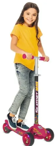 PATINETE INFANTOJUVENIL BANDEIRANTES ATÉ 120Kg COM LED
