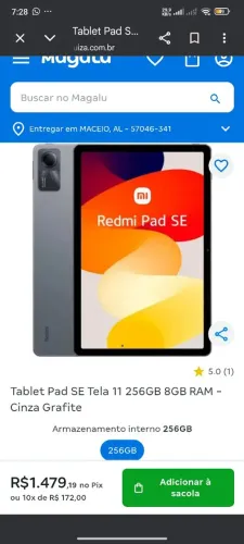 vendo redmi pad se