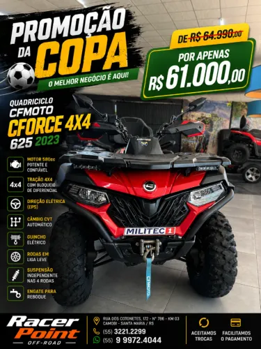 Quadriciclo Cfmoto Cforce 625 4x4 2023