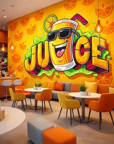 Grafite Personalizado em Restaurantes