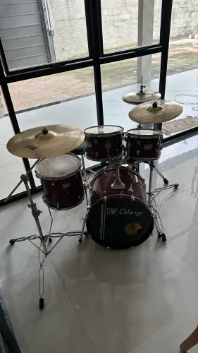 Bateria Odery Comoleta Pouco Usada