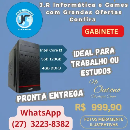 Super Ofertas em Computadores - PCs Intel Core i3!