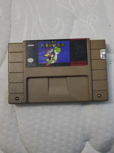 Fita do Mário World Original ( Super Nintendo) Funcionando perfeitamente.