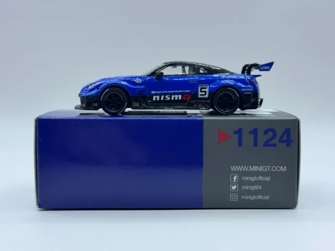 Mini GT 1124 - LB-Silhouette WORKS GT NISSAN 35GT-RR Ver.2 Blue