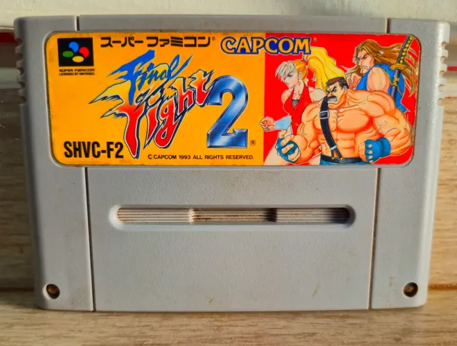 Final Fight 2 para o Super Famicom original