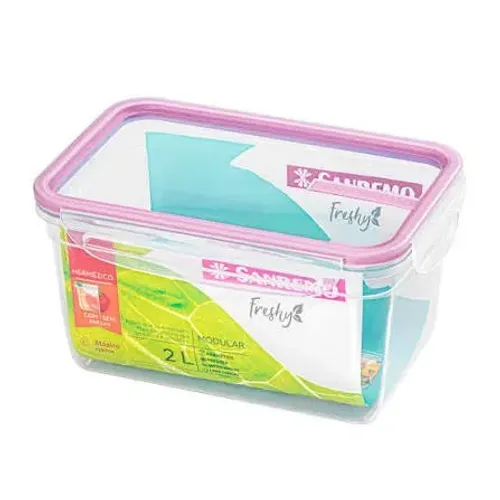 Pote Plastico 2L com Trava Sanremo
