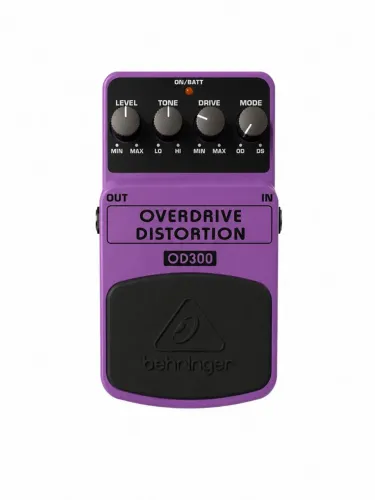 Pedal Beringher overdrive e distorção