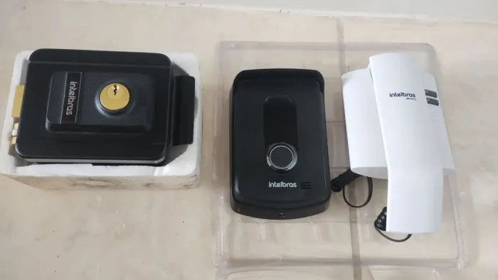 Kit Interfone e fechadura 