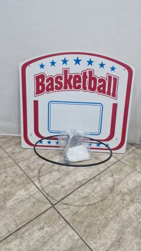 Tabela e aro de basquete com rede , vendo apenas o aro também!!!