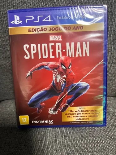 Spiderman PS4 Com todas as DLCs Edição Jogo do Ano PS4 - NOVO LACRADO
