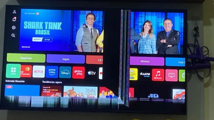 Tv lg 55 quebrada pra tirar peças