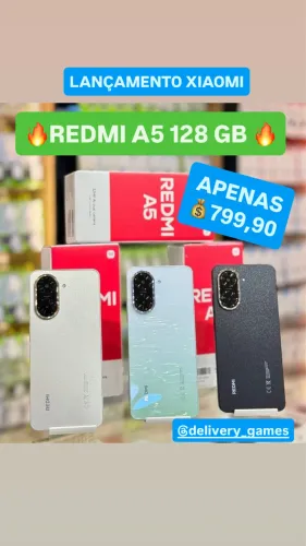 REDMI A5 128 GB lacrado parc em até 12 vezes no cartão de crédito 