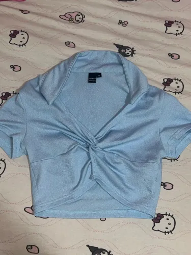 Cropped azul Novo nunca usado