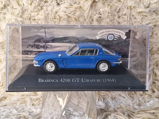 Miniatura Brasinca 4200 GT Uirapuro 1964 - Carros Inesquecíveis do Brasil