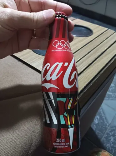 Garrafa Coca Cola comemorativa Olimpíadas para colecionadores