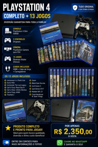PS4 - Slim 500GB