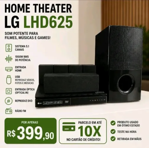 Home theather 1000 watts 