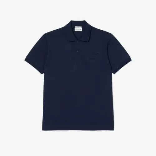 Camisa Polo Lacoste midnight blue - Nota fiscal da Lacoste (Lacradas)