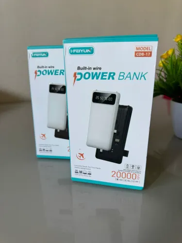 Carregador Portátil Power Bank I-Feiyun CDB-17 20000mAh - Novo Na Caixa