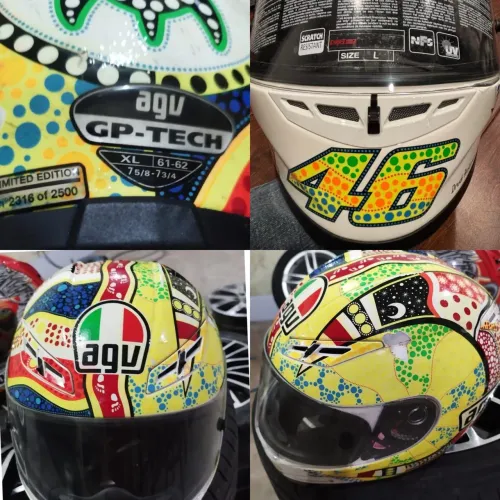 Capacete edição limitada AGV GP-Tech, tamanho XL 61-62